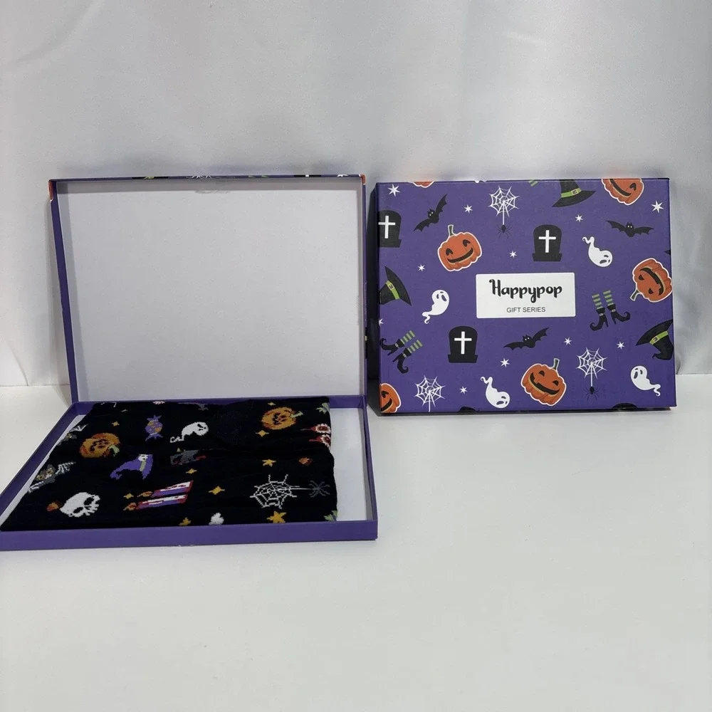 Happypop Sock’s Halloween Sock Gift Series-Lot Of 2 Size 7-9 Years‎ New In Box